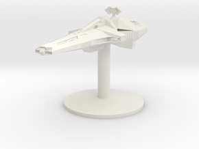 Scorpio (Blakes 7) on stand for Firefly in White Natural Versatile Plastic
