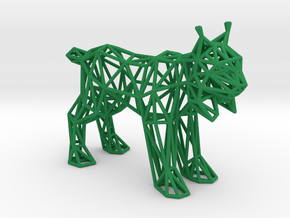 Spanish Lynx (adult) in Green Processed Versatile Plastic