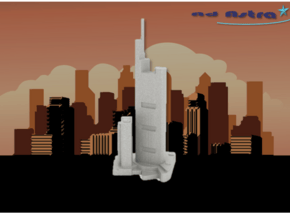 Commerzbank Tower - Frankfurt (1:4000) in White Natural Versatile Plastic