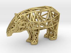 Baird's Tapir (adult male) in Natural Brass