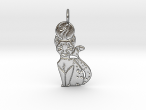 Ra - The Great Cat in Natural Silver