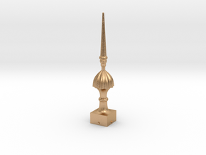 Signal Finial (Victorian Spike) 1:24 scale in Natural Bronze