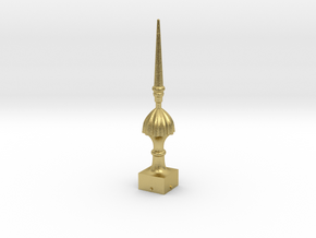 Signal Finial (Victorian Spike) 1:24 scale in Natural Brass