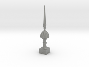 Signal Finial (Victorian Spike) 1:24 scale in Gray PA12