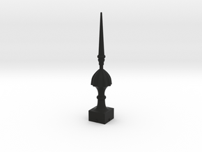 Signal Finial (Victorian Spike) 1:22.5 scale in Black Natural Versatile Plastic