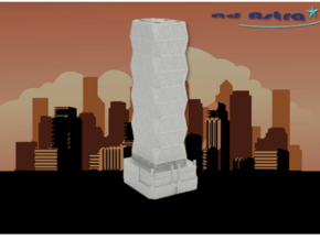Hearst Tower - New York (1:2000) in White Natural Versatile Plastic