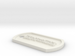 Persona 5 'Take Your Time' Themed Dog Tag in White Natural Versatile Plastic