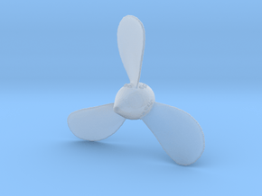Titanic Port 3-Bladed Propeller - Scale 1:350 in Smoothest Fine Detail Plastic