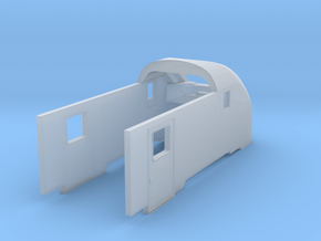 [N-1/160] Bloc cabine b5uxh [base Roco/Fleischmann in Tan Fine Detail Plastic