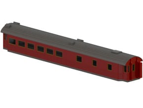 Ro3 version 2 - Swedish passenger wagon in Tan Fine Detail Plastic