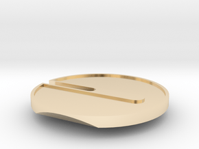 Buttcoin Cigar Stand (one half) in 14k Gold Plated Brass