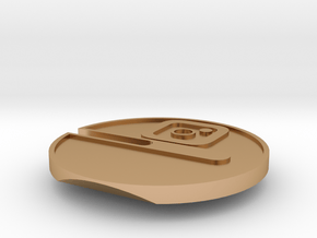 Buttcoin Cigar Stand with IG Logo (one half) in Polished Bronze