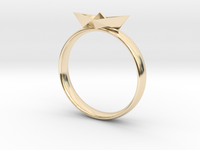 Paper Boat Ring in 14K Yellow Gold: 3 / 44