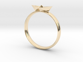 Paper Boat Ring in 14K Yellow Gold: 5.5 / 50.25