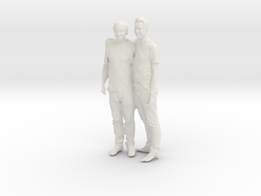 Printle S Couple 084 - 1/30 - wob in White Natural Versatile Plastic