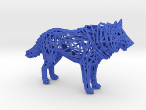 Wolf in Blue Processed Versatile Plastic