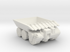 Hell Truck V2 285 scale in White Natural Versatile Plastic