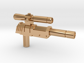 Megatron Pistol (3mm & 5mm grips) in Polished Bronze: Small