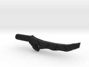 Orc Dagger (5mm, 4mm, 3mm grips) in Black Premium Versatile Plastic: Small