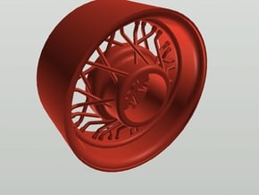 Ford "Bent Spoke Kelsey" wire wheel in Tan Fine Detail Plastic