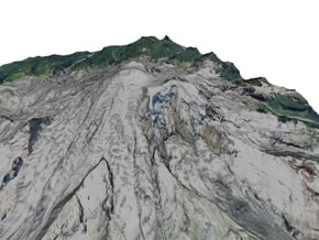 Mount Rainier Map: 6" in Full Color Sandstone