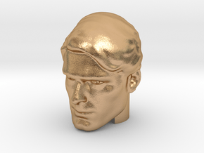 Superman head | Christopher Reeve in Natural Bronze