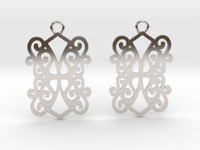 Ealda earrings in Platinum: Small