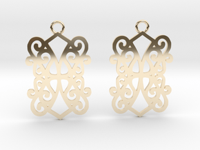Ealda earrings in 14K Yellow Gold: Small