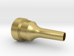 MOUTHPIECE-A2B in Natural Brass