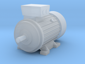 Electric Motor Size 3 in Smooth Fine Detail Plastic