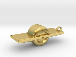 Onewheel + in Polished Brass