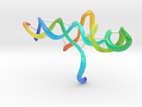CRISPR gRNA and Target DNA in Glossy Full Color Sandstone