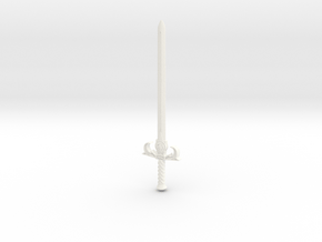 Sword of Omens in White Processed Versatile Plastic