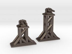 Turrets - GAUSSES in Polished Bronzed-Silver Steel
