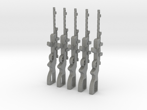 Sniper Rifle Set x5 in Gray PA12