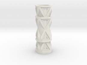 Candle holder in White Natural Versatile Plastic