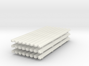 Moulding 01. 1:24 Scale in White Natural Versatile Plastic
