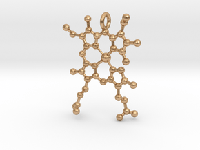 Deoxygenated HEME Group Pendent in Natural Bronze