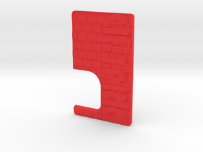 BRCK3D Mech Squonk Door  in Red Processed Versatile Plastic