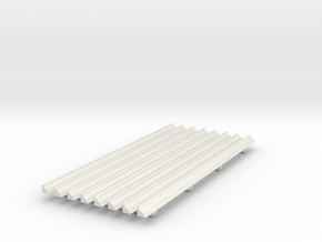 Moulding 01. 1:12 Scale in White Natural Versatile Plastic