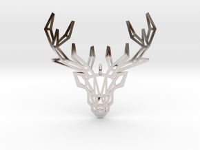 Deer Pendant in Platinum