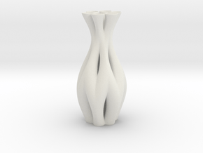 Vase HLX1932 in White Natural Versatile Plastic
