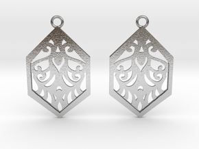Aaricia earrings in Natural Silver: Small