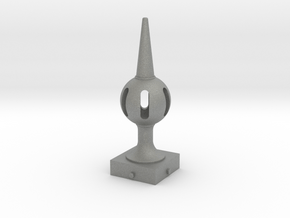 Signal Finial (Pierced Ball) 1:24 scale in Gray PA12