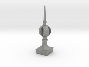 Signal Finial (Open Ball) 1:22.5 scale in Gray PA12