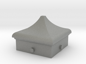 Signal Finial (Square Cap) 1:22.5 scale in Gray PA12