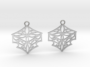 Adalina earrings in Natural Silver: Small