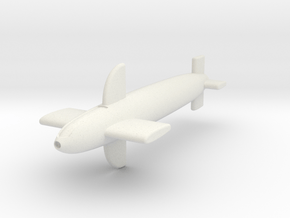 (1:144) Bachem Bemannten Rakete (Initial Design) in White Natural Versatile Plastic