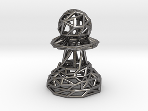 Pawn in Polished Nickel Steel