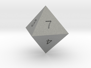 ENUMERATED OCTAHEDRON in Gray PA12